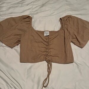 Hollister/Social Tourist Flutter Sleeve Top
